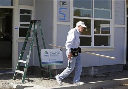 Former President Carter comments on affordable housing need