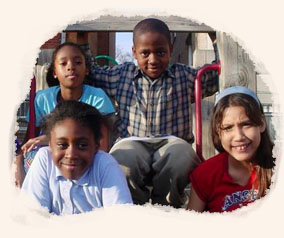 Young residents of Jubilee Housing